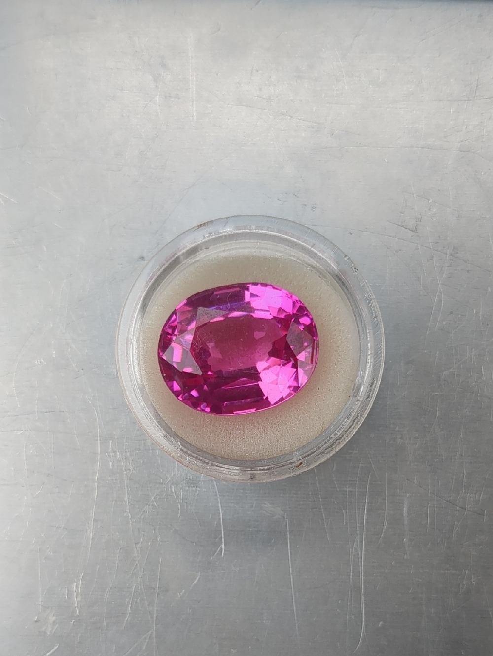 30.3CT Lab Created Pink Sapphire